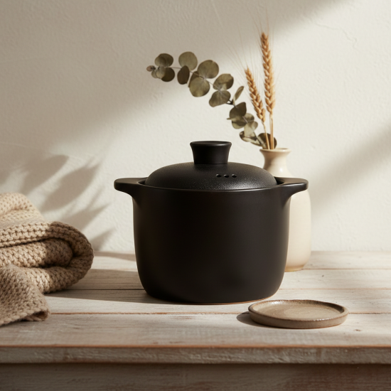 Porcelain Cooking Pot 20 cm